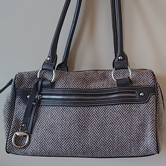 Chaps Handbags - Lovely Chaps Chevron satchel handbag